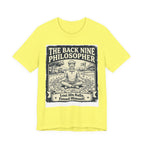 The Back Nine Philosopher Golf T-Shirt | Lost His Balls. Found Himself. | Wild Green Golf