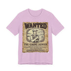 Wanted: The Gimme Denier Golf T-Shirt | Crimes Against Golf | Wild Green Golf