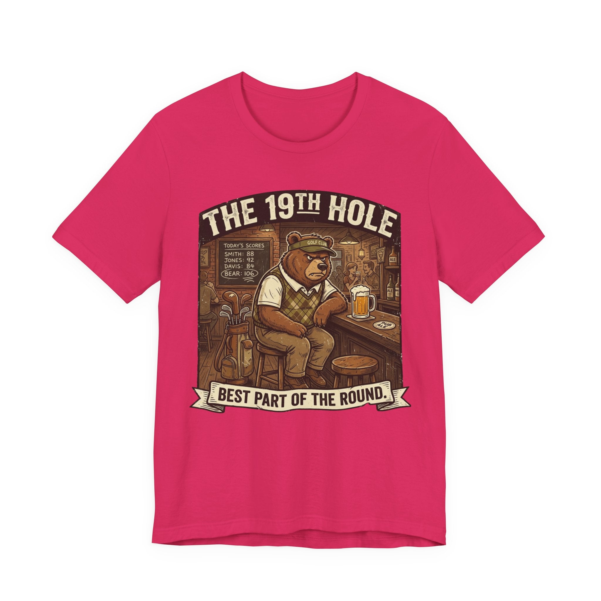 The 19th Hole Funny Golf T-Shirt | Golf Bar Humor | Golfer Gift Tee