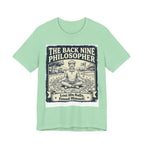 The Back Nine Philosopher Golf T-Shirt | Lost His Balls. Found Himself. | Wild Green Golf