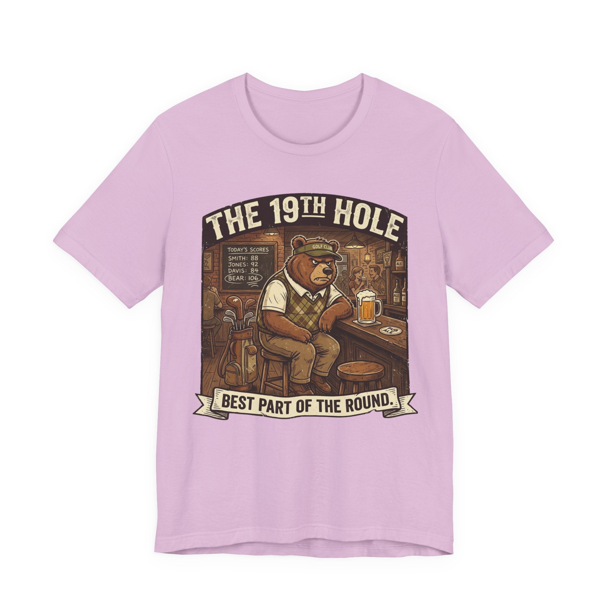 The 19th Hole Funny Golf T-Shirt | Golf Bar Humor | Golfer Gift Tee