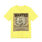 Wanted: The Gimme Denier Golf T-Shirt | Crimes Against Golf | Wild Green Golf